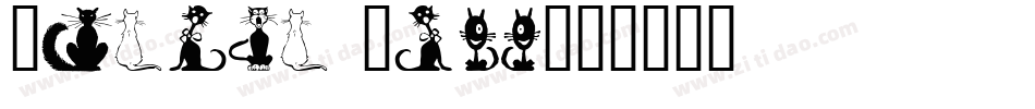 Border Cats字体转换